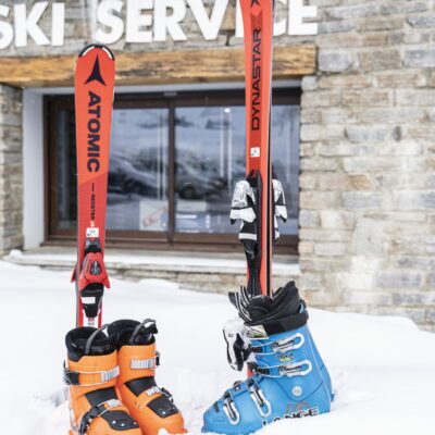 Ski pour Ado 14-17 ans orange