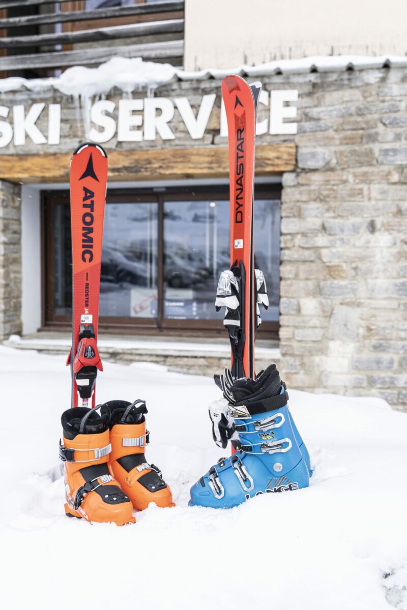Ski pour Ado 14-17 ans orange