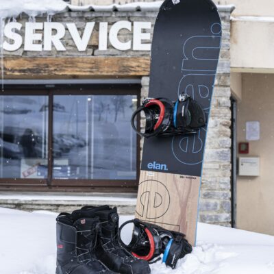 Snowboard effet bois